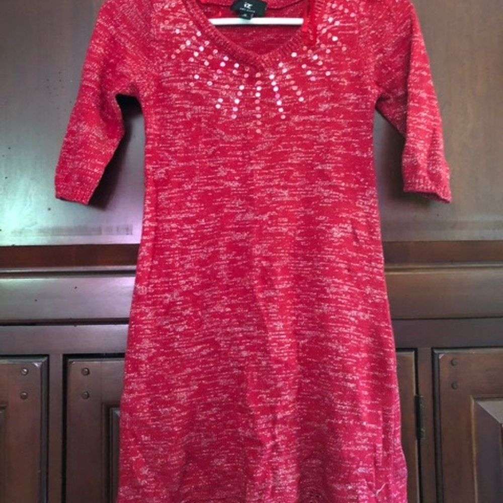 Red Knit Dress